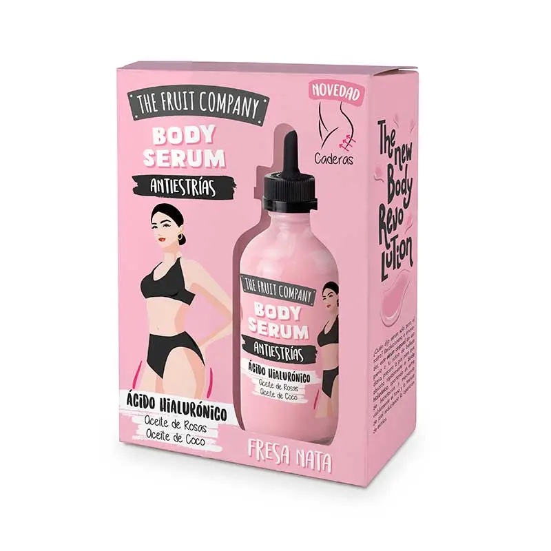 The Fruit Company
Sérum ácido hialurónico -especial estrías- fresa/nata 120 ml